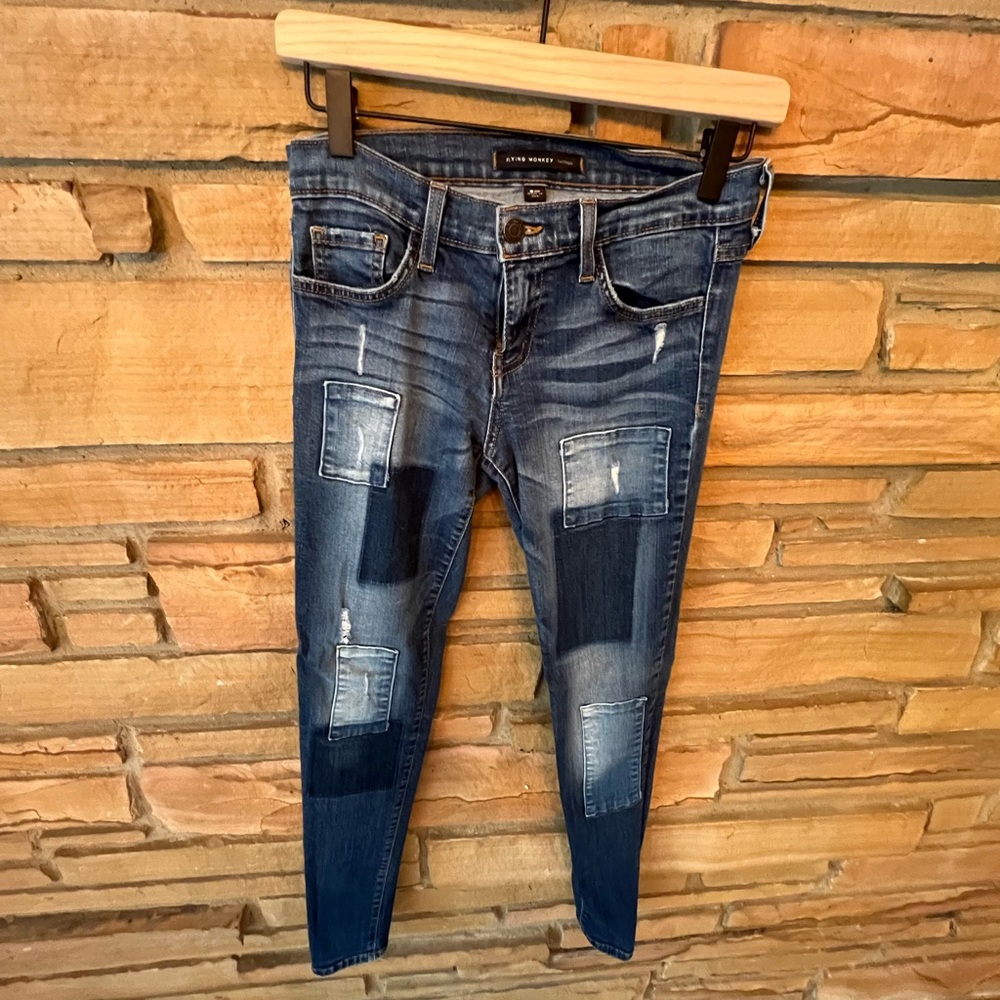 Flying Monkey Patchwork Denim - image 1